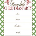 Free Printable Christmas Party Invitation | Moritz Fine Designs   Free Printable Christmas Invitations