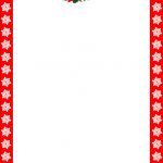 Free Printable Christmas Stationary Borders Trials Ireland   Free Printable Christmas Border Paper