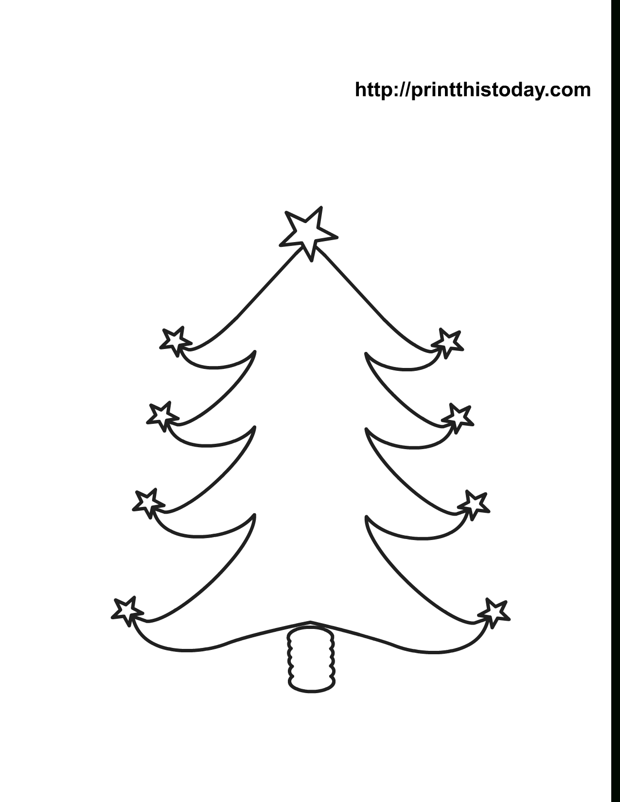 Free Printable Christmas Tree Coloring Pages - Free Printable Christmas Tree Ornaments Coloring Pages