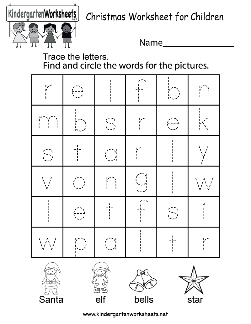 Free Printable Christmas Worksheet For Children In Kindergarten - Free Printable Holiday Worksheets