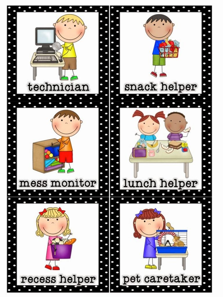 Free Printable Classroom Helper Signs | Free Printable - Free Printable Classroom Helper Signs