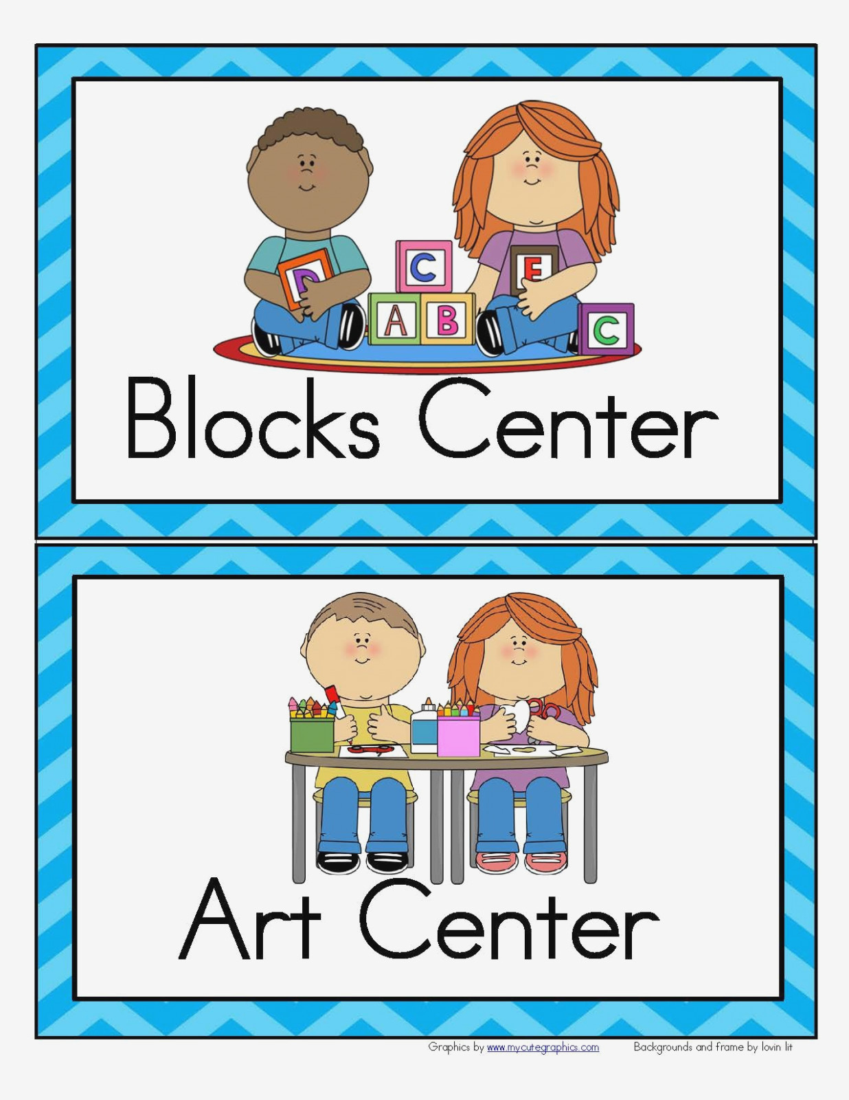 Free Printable Classroom Labels For Preschoolers 14 Of Template For - Free Printable Center Signs For Pre K