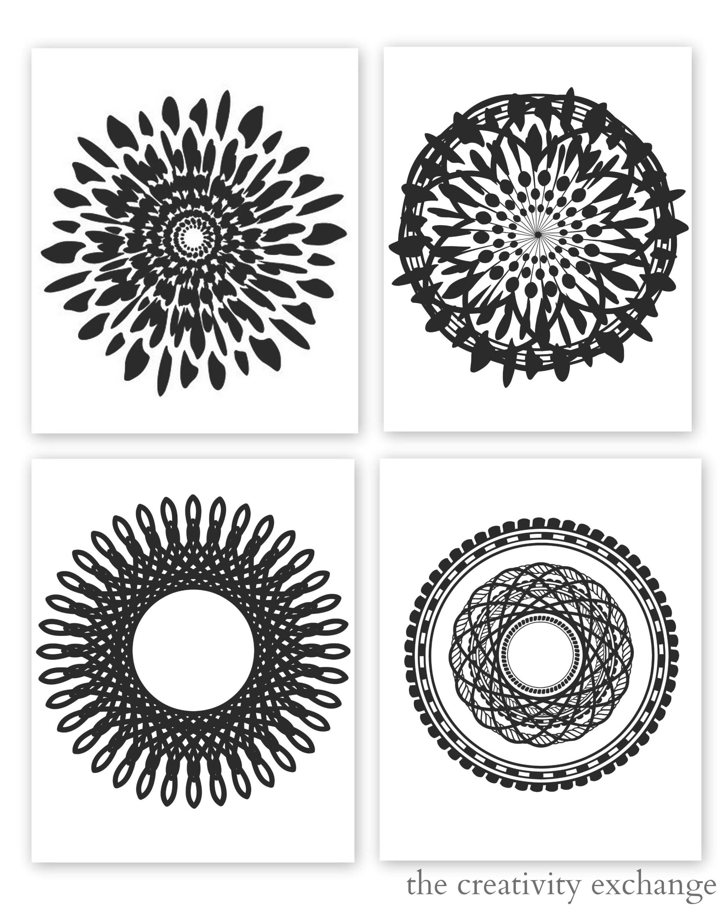 Free Printable Collection Of Modern Black And White Prints - Free Printable Wall Art Black And White