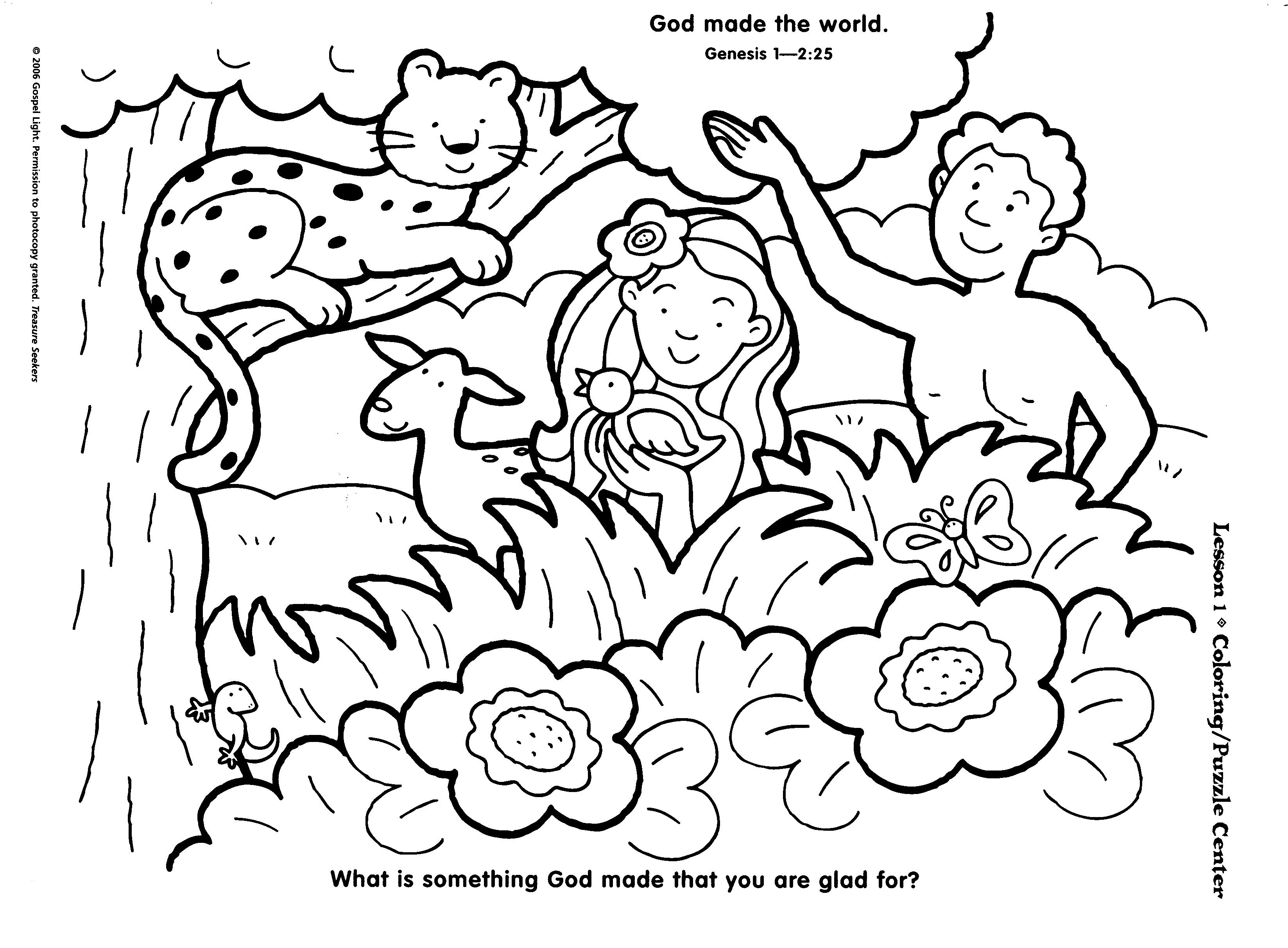 Free Printable Coloring Pages Sunday School: Sunday School Coloring - Free Printable Sunday School Coloring Pages