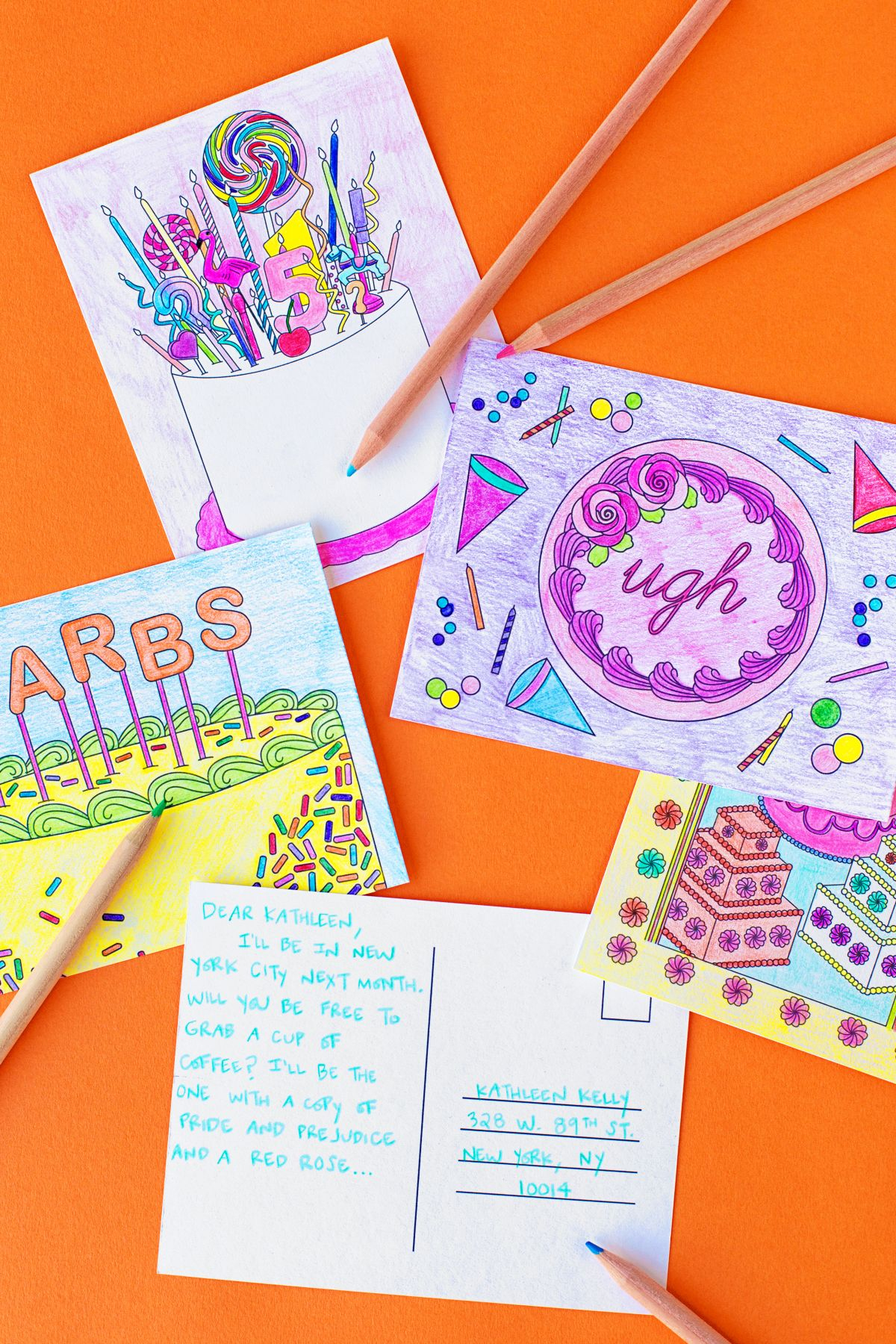 Free Printable Coloring Postcards | Cards And Invitations | Free - Free Printable Postcards
