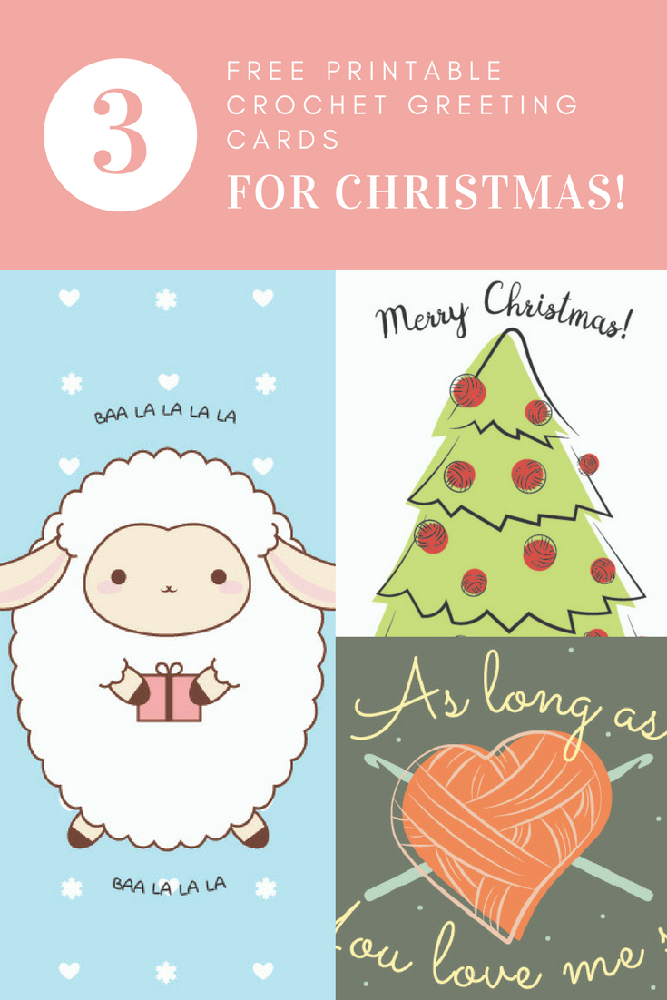 Free Printable Crochet Greeting Cards For Christmas! - I Like Crochet - Free Printable Love Greeting Cards