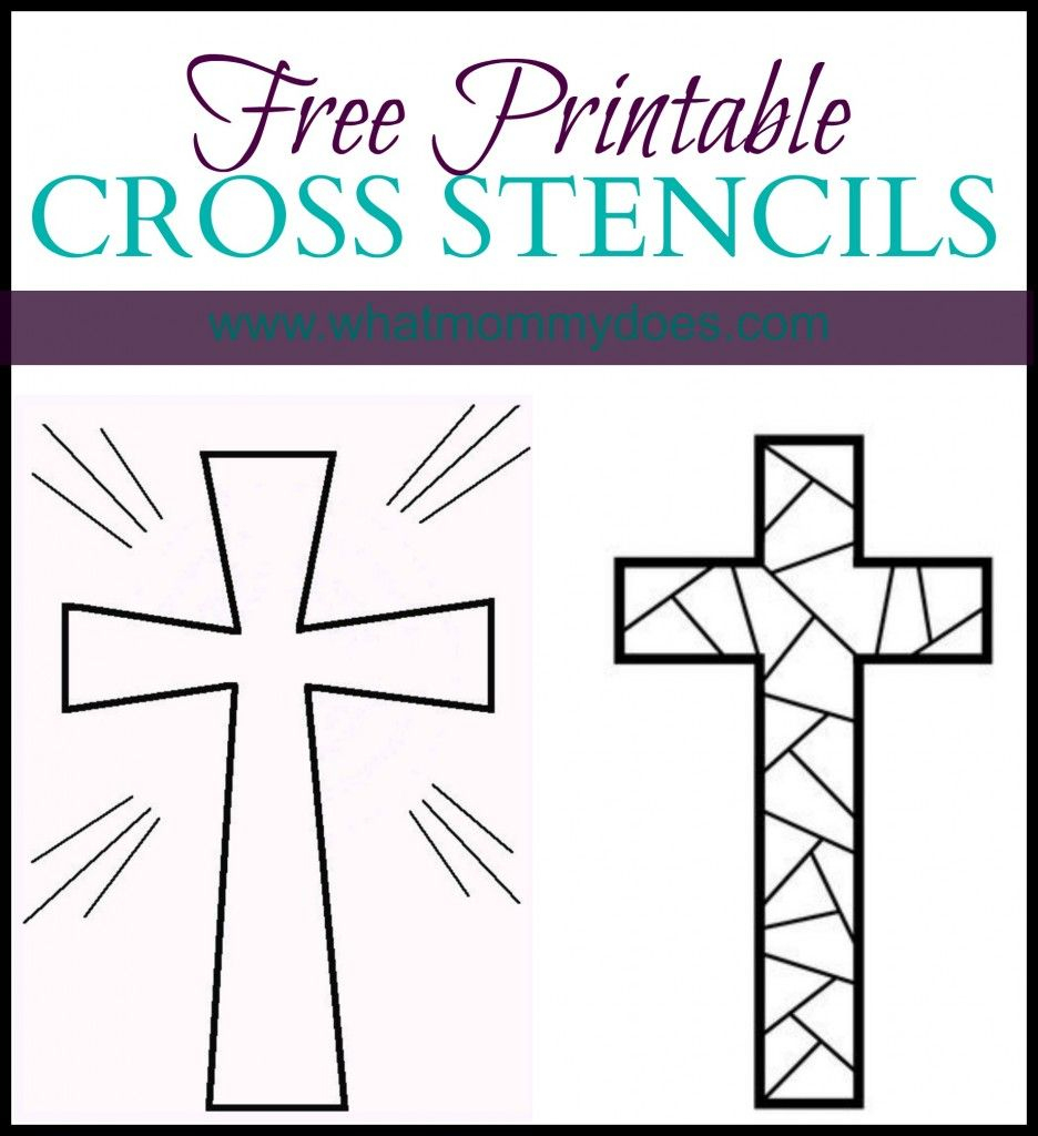 Free Printable Cross Coloring Pages | Cross | Pinterest | Cross - Free Printable Cross Patterns