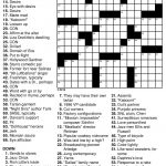 Free Printable Crossword Puzzle Freepsychiclovereadings Com   Classy   Free Printable Crosswords Usa Today