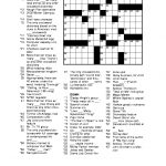Free Printable Crossword Puzzles For Adults | Puzzles Word Searches   Free Printable Crosswords Usa Today
