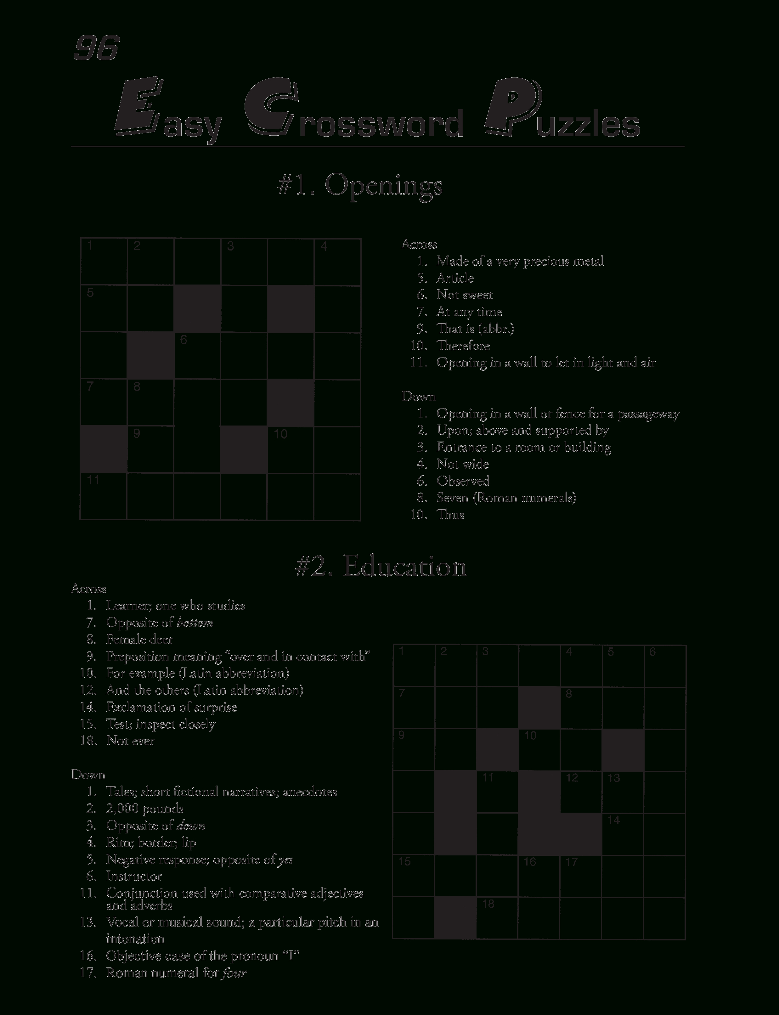 Free Printable Crossword Puzzles Template | Templates At - Create A Crossword Puzzle Free Printable