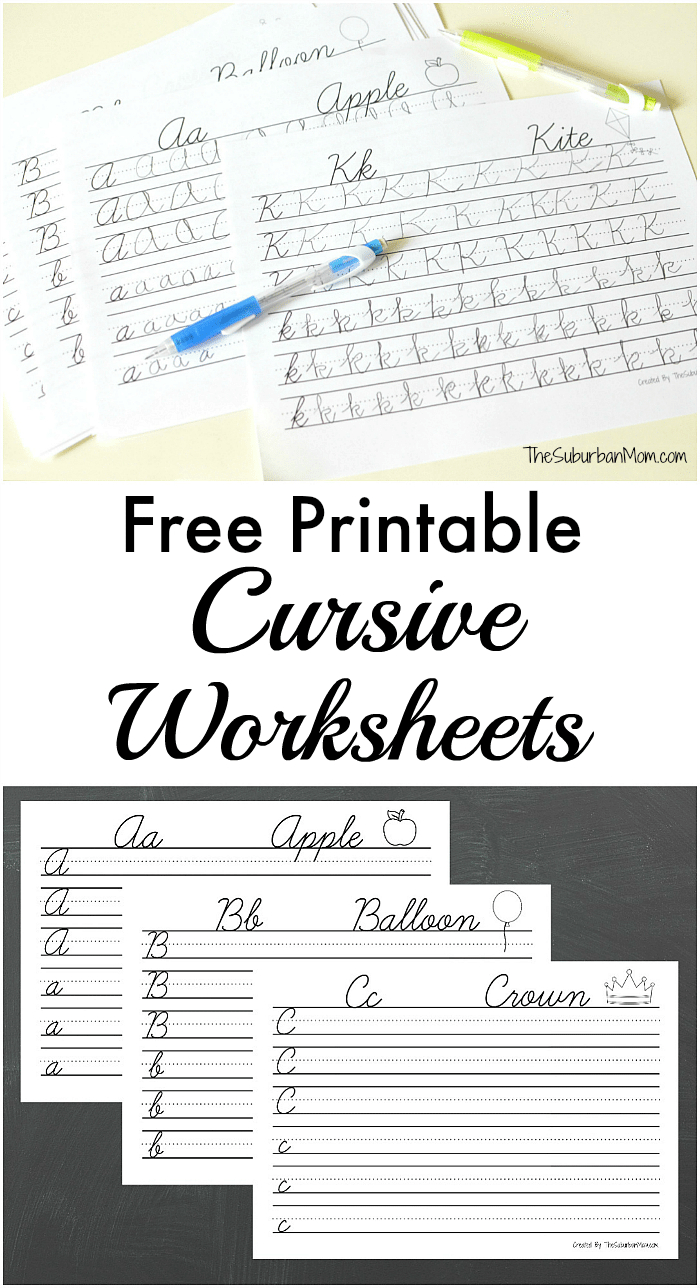 Free Printable Cursive Worksheets | Copywork, Notebooking And - Free Printable Handwriting Paper