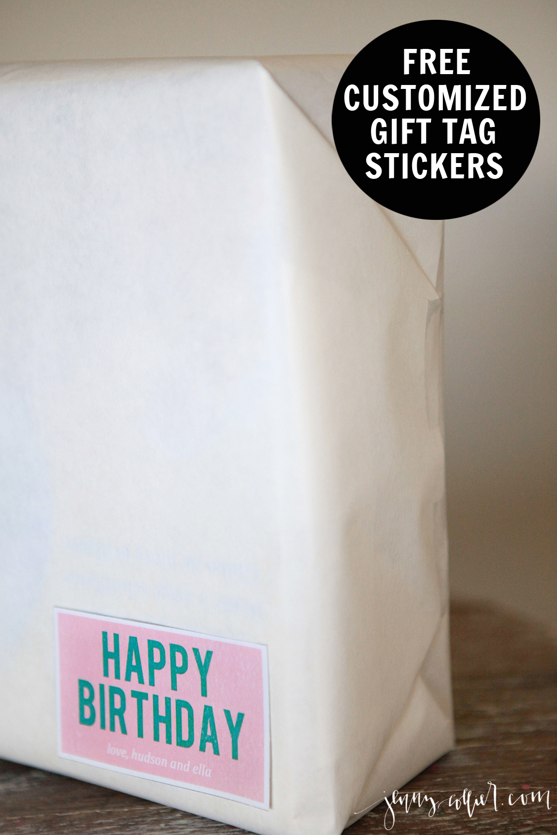 Free Printable Customized Birthday Gift Tags » Jenny Collier Blog - Printable Gift Tags Customized Free