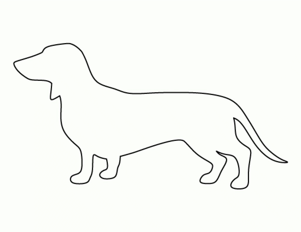 Free Printable Dachshund Sewing Pattern | Free Printable - Free Printable Dachshund Sewing Pattern