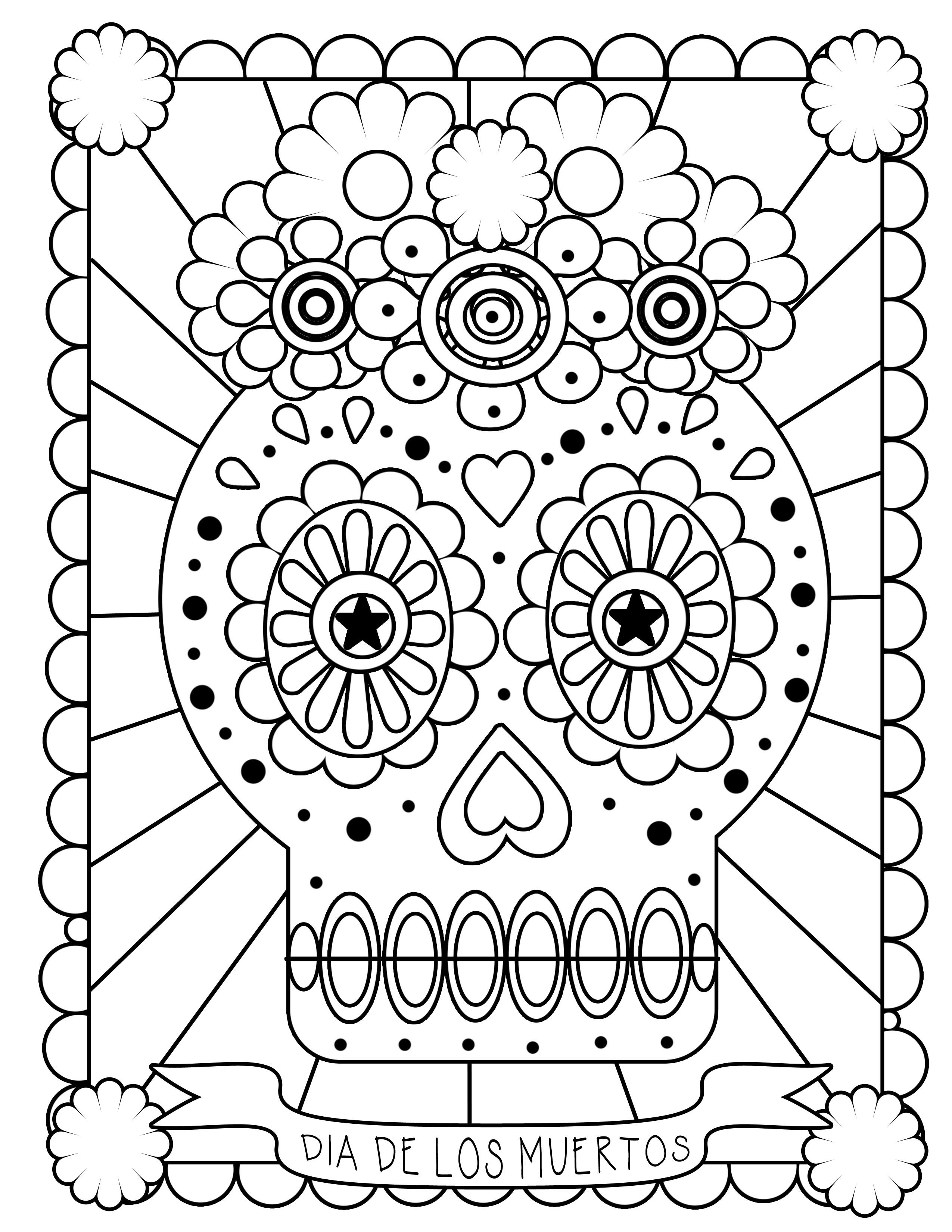 Free Printable Day Of The Dead Coloring Pages Best Lovely | Fiscalreform - Free Printable Day Of The Dead Coloring Pages