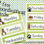 Free Printable Days Of The Week Cards | Free Printable   Free Printable Days Of The Week Cards