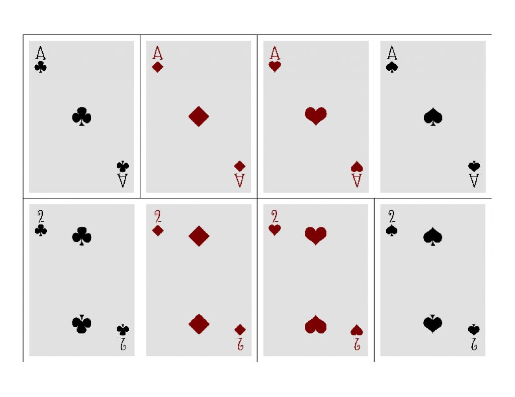 Free Printable Deck Of Cards | Free Printable - Free Printable Deck Of Cards