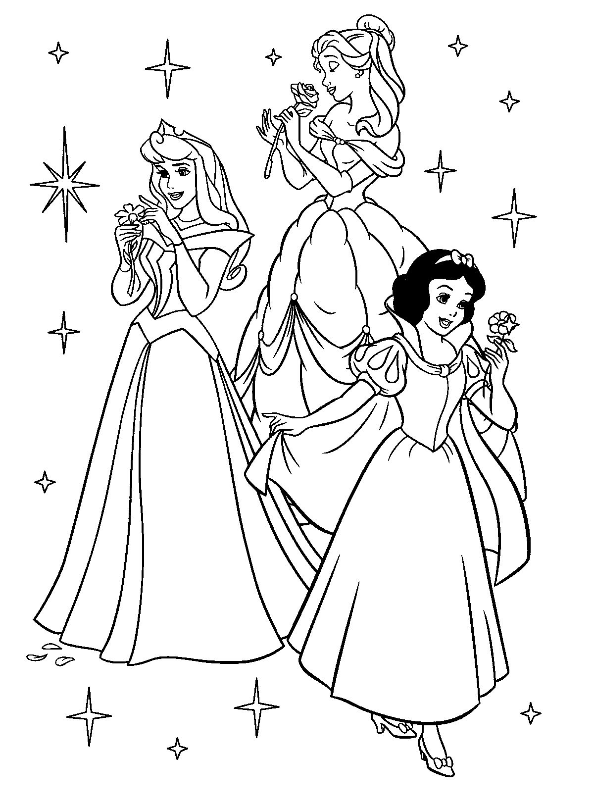 Free Printable Disney Princess Coloring Pages For Kids | Színezők - Free Printable Coloring Pages Disney Frozen