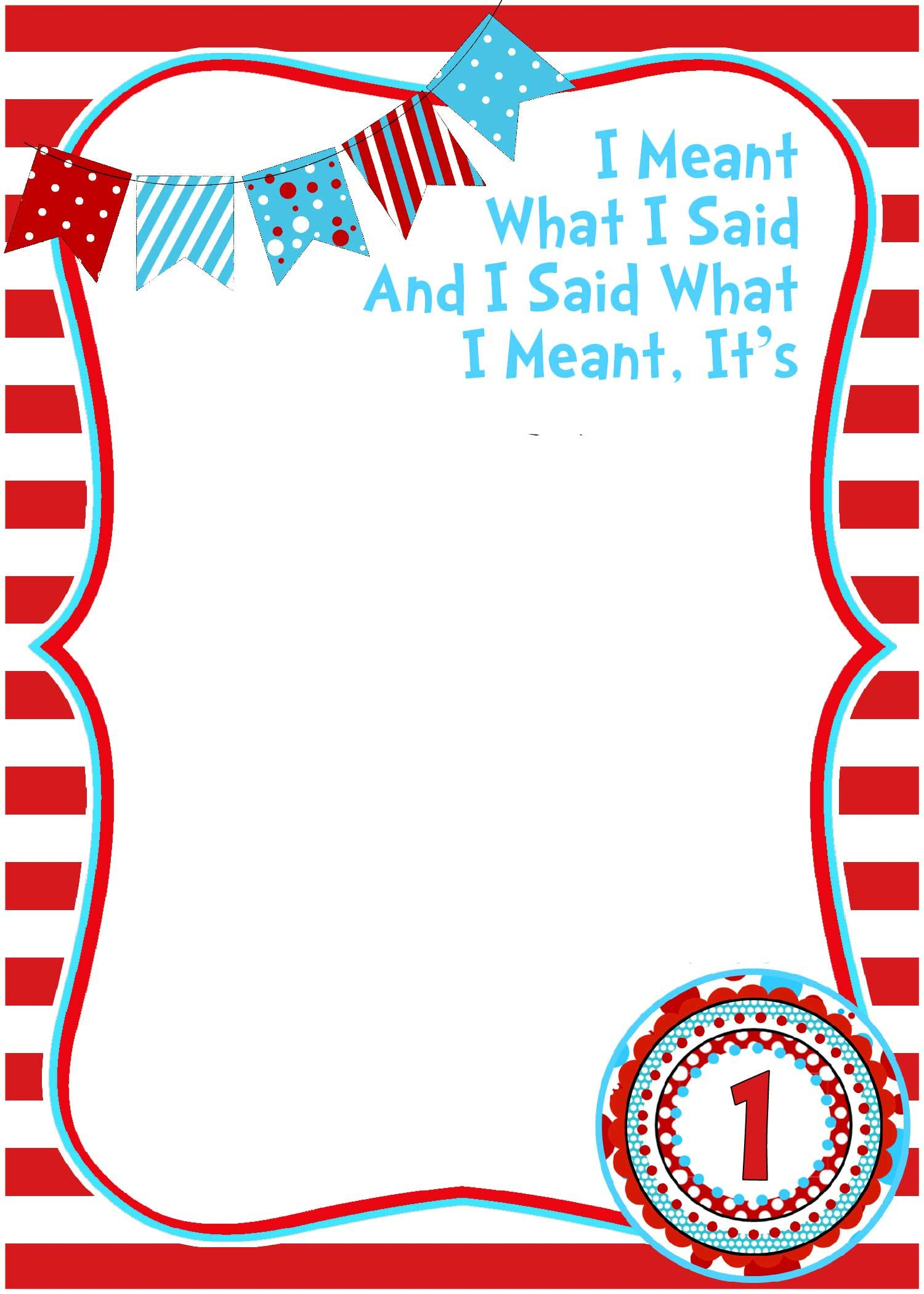 Free Printable Dr Seuss Birthday | Free Printable Birthday - Doctor Who Party Invitations Printable Free