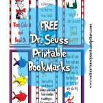 Free Printable Dr. Seuss Bookmarks | Free Printables For   Free Printable Baby Bookmarks