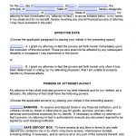 Free Printable Durable Power Of Attorney Forms   Free Printable Power Of Attorney Form California