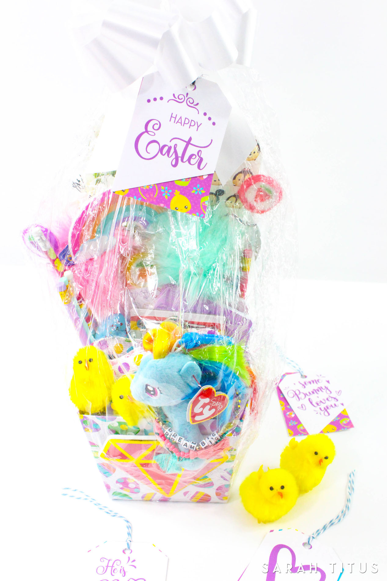 Free Printable Easter Gift Tags - Sarah Titus - Free Printable Easter Basket Name Tags