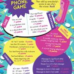 Free Printable: Easy, Simple "the Phone Game"! Hen Party Game Idea   Free Printable Bachelorette Party Games