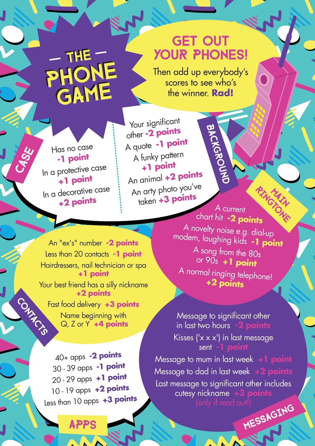 Free Printable: Easy, Simple &amp;quot;the Phone Game&amp;quot;! Hen Party Game Idea - Free Printable Bachelorette Party Games