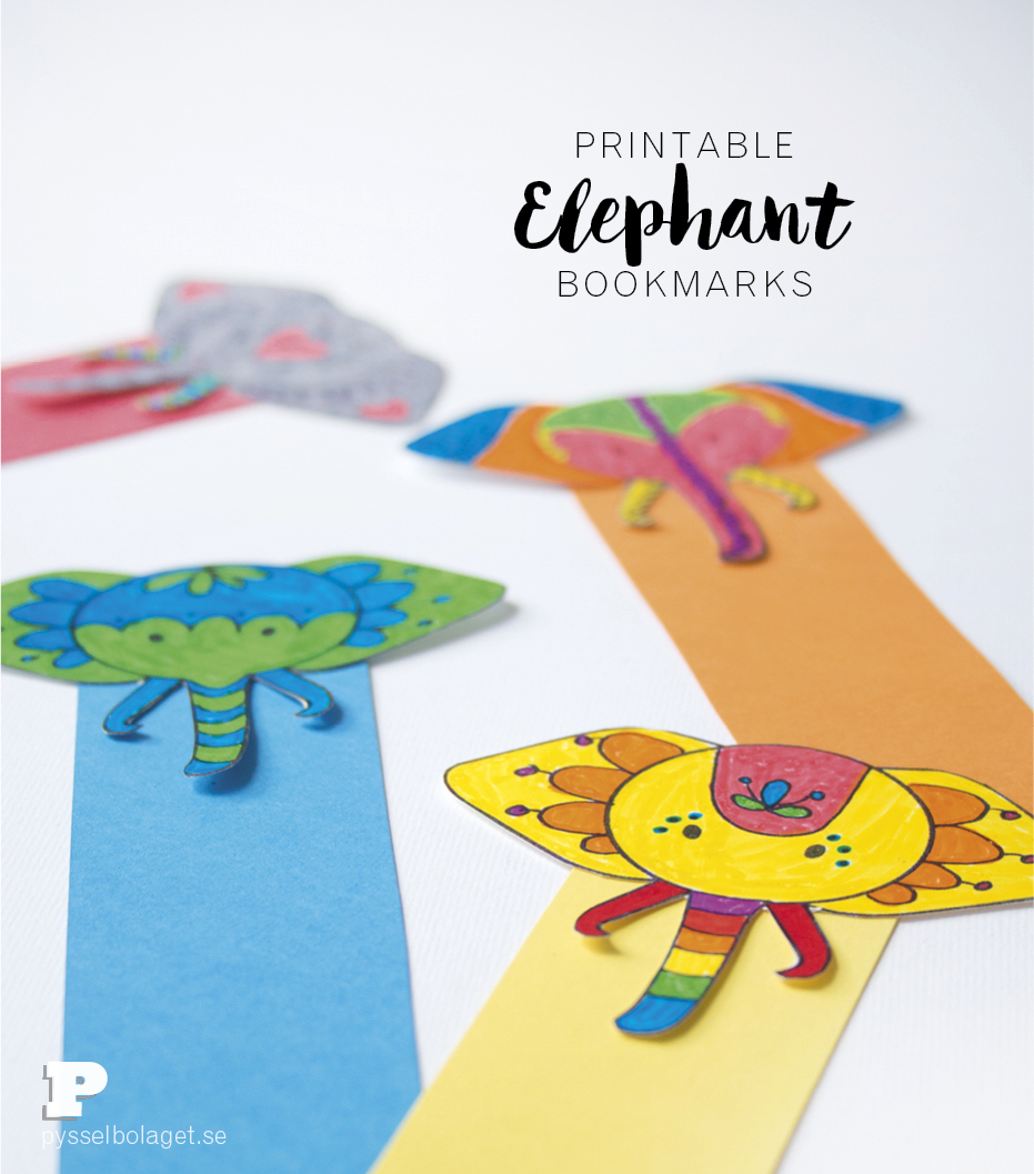 Free Printable Elephant Bookmarks - Free Printable Elephant Images