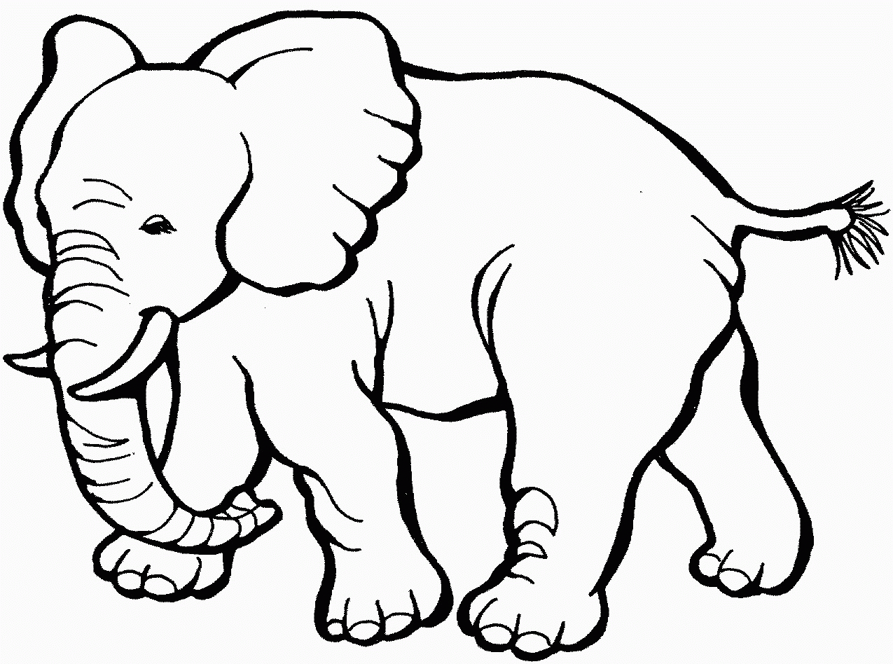 Free Printable Elephant Coloring Pages For Kids For Elephant - Free Printable Elephant Pictures