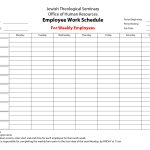 Free Printable Employee Schedule Maker Papers And Forms Template   Free Printable Hr Forms