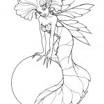 Free Printable Fairy Coloring Pages For Kids | Stincles | Pinterest   Free Printable Fairy Coloring Pictures