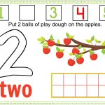 Free Printable Fall Apple Tree Numbers Play Dough Mats   Free Printable Playdough Mats