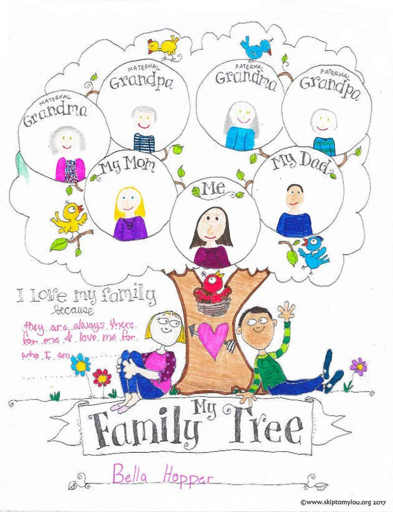 Free Printable Family Tree Coloring Page | Child&amp;#039;s Play | Pinterest - Free Printable Family Tree