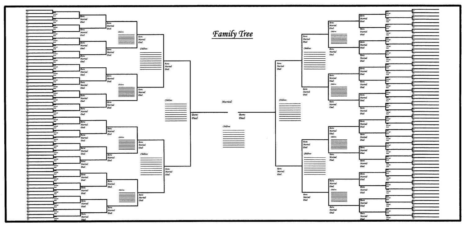 Free Printable Family Tree Template Blank - Google Pretraživanje - Free Printable Family Tree Template