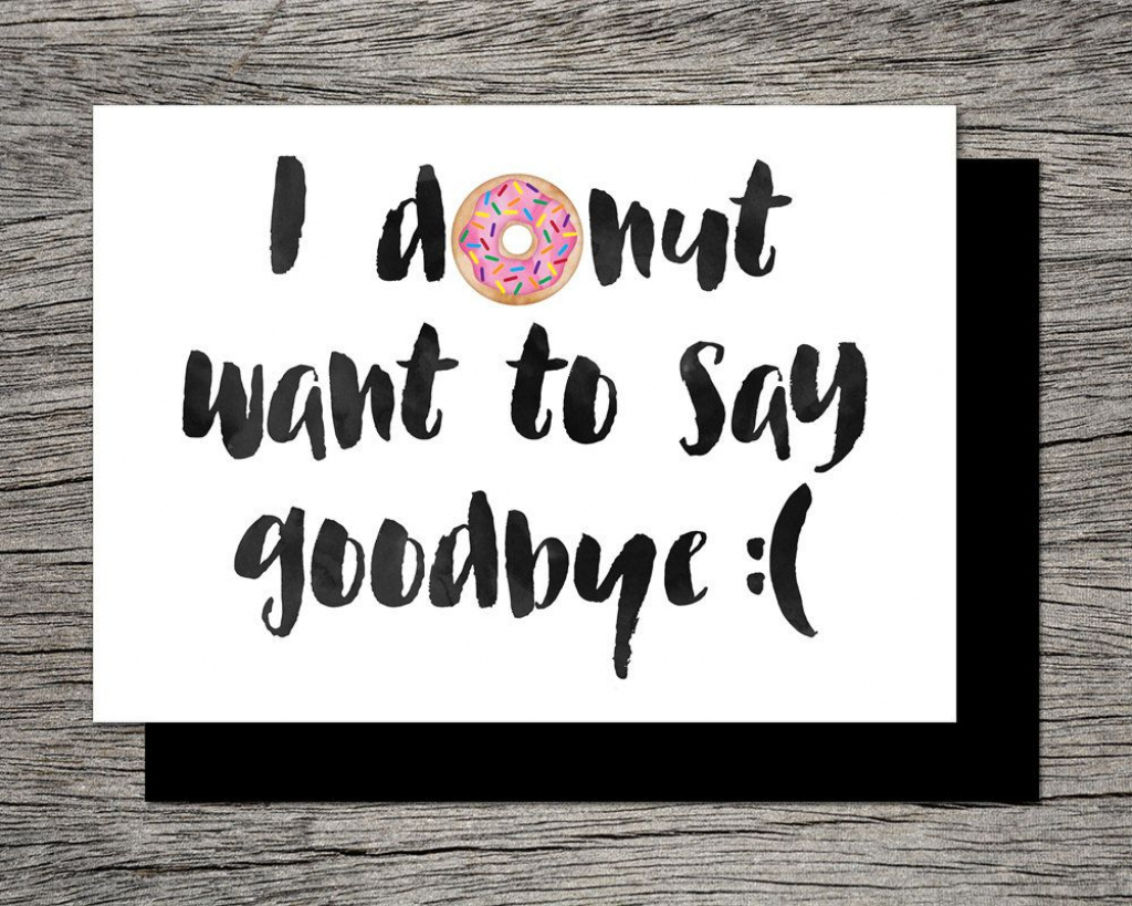 Free Printable Farewell Cards Coworker | Printable Cards - Free Printable Goodbye Cards