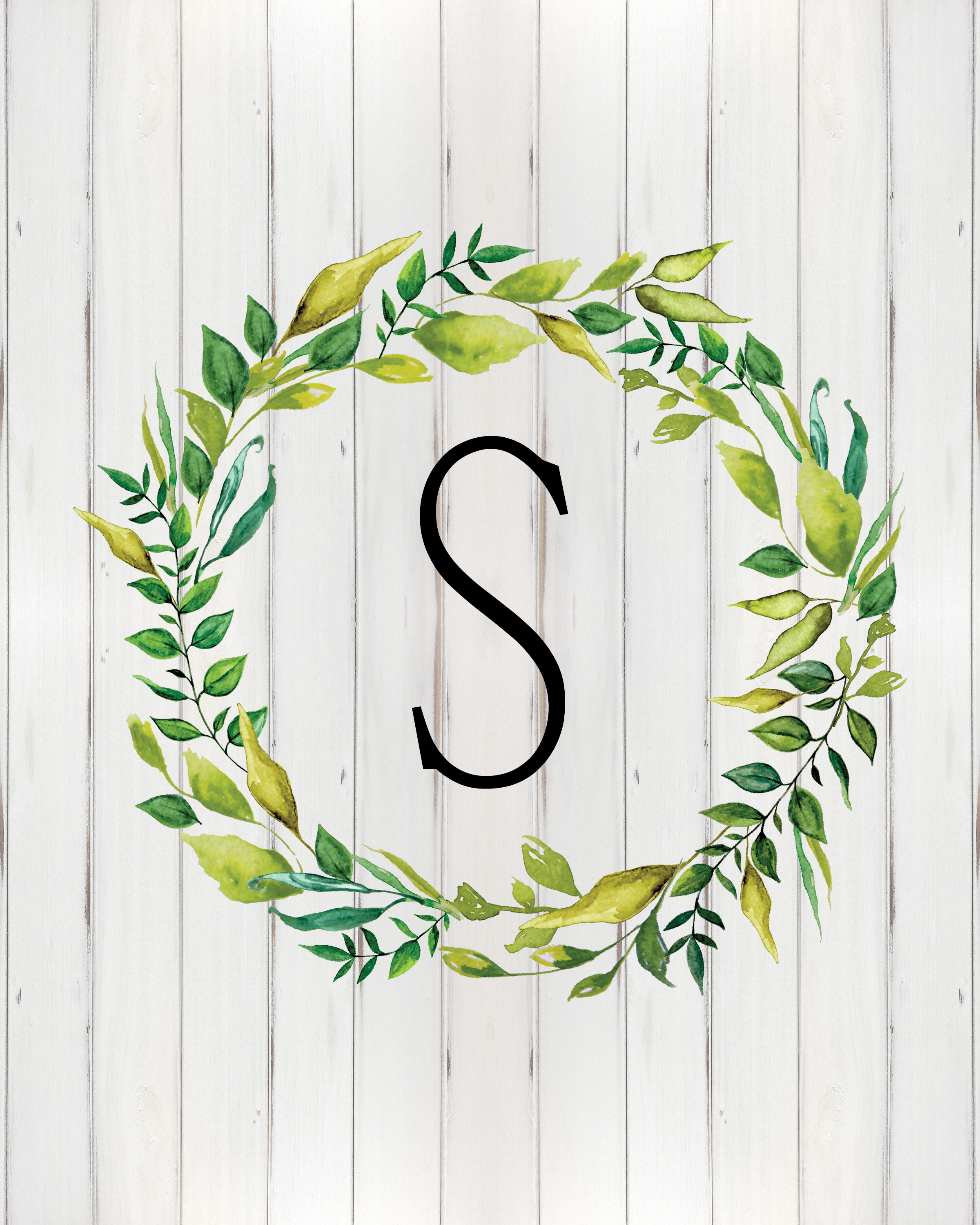 Free Printable Farmhouse Monograms And More - The Cottage Market - Free Printable Monogram