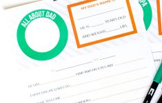 Free Printable Dad Questionnaire