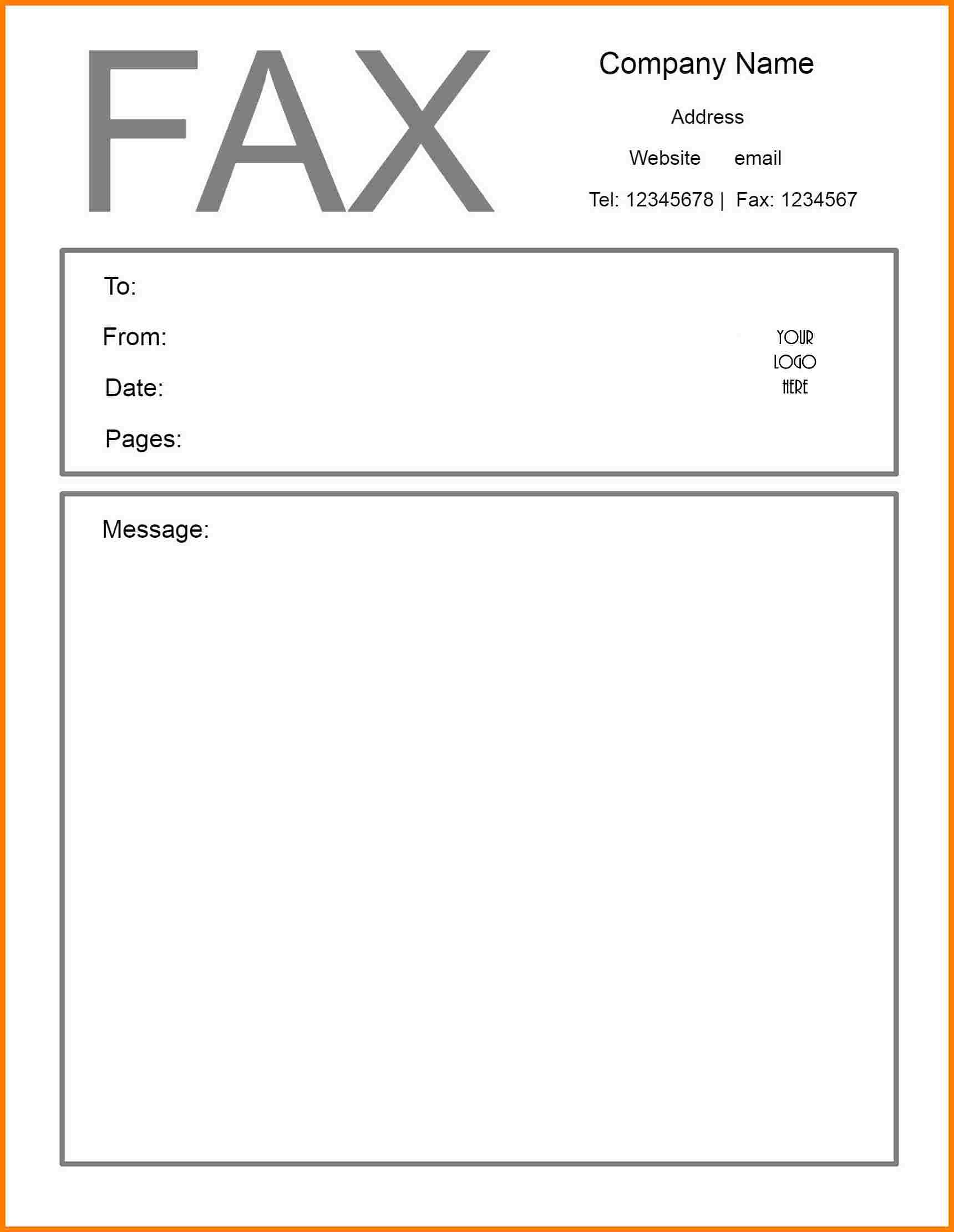 Free Printable Fax Cover Letter Template - Wethepeopletshirts - Free Printable Cover Letter For Fax