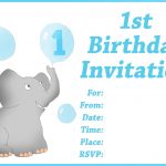 Free Printable First Birthday Invitations For Boy For Donny   Free Printable Personalized Birthday Invitation Cards