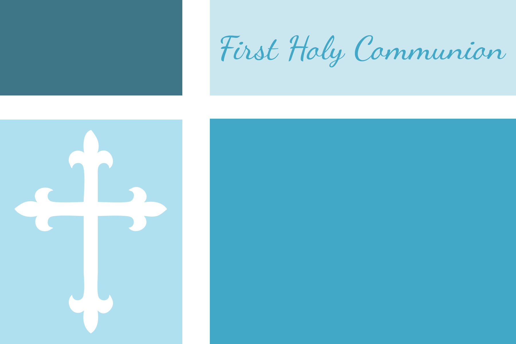 Free Printable First Communion Banner Templates Cool Free Communion - Free Printable First Communion Invitation Templates