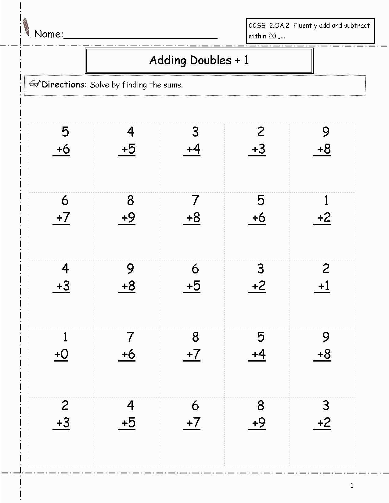 Free Printable First Grade Worksheets To Education - Math Worksheet - Free Printable First Grade Math Worksheets