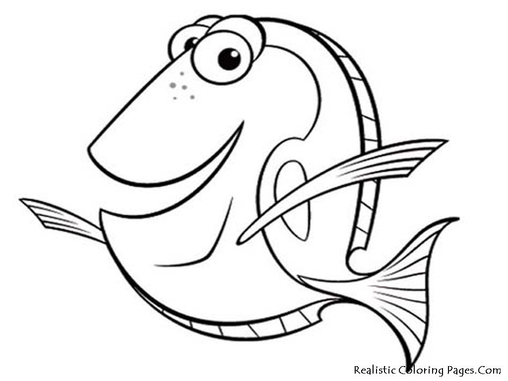 Free Printable Fish Coloring Pages | Kid Crafts | Pinterest | Nemo - Free Printable Fish Coloring Pages