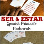 Free Printable Flashcards: Ser And Estar Flashcards   Free Printable Spanish Verb Flashcards
