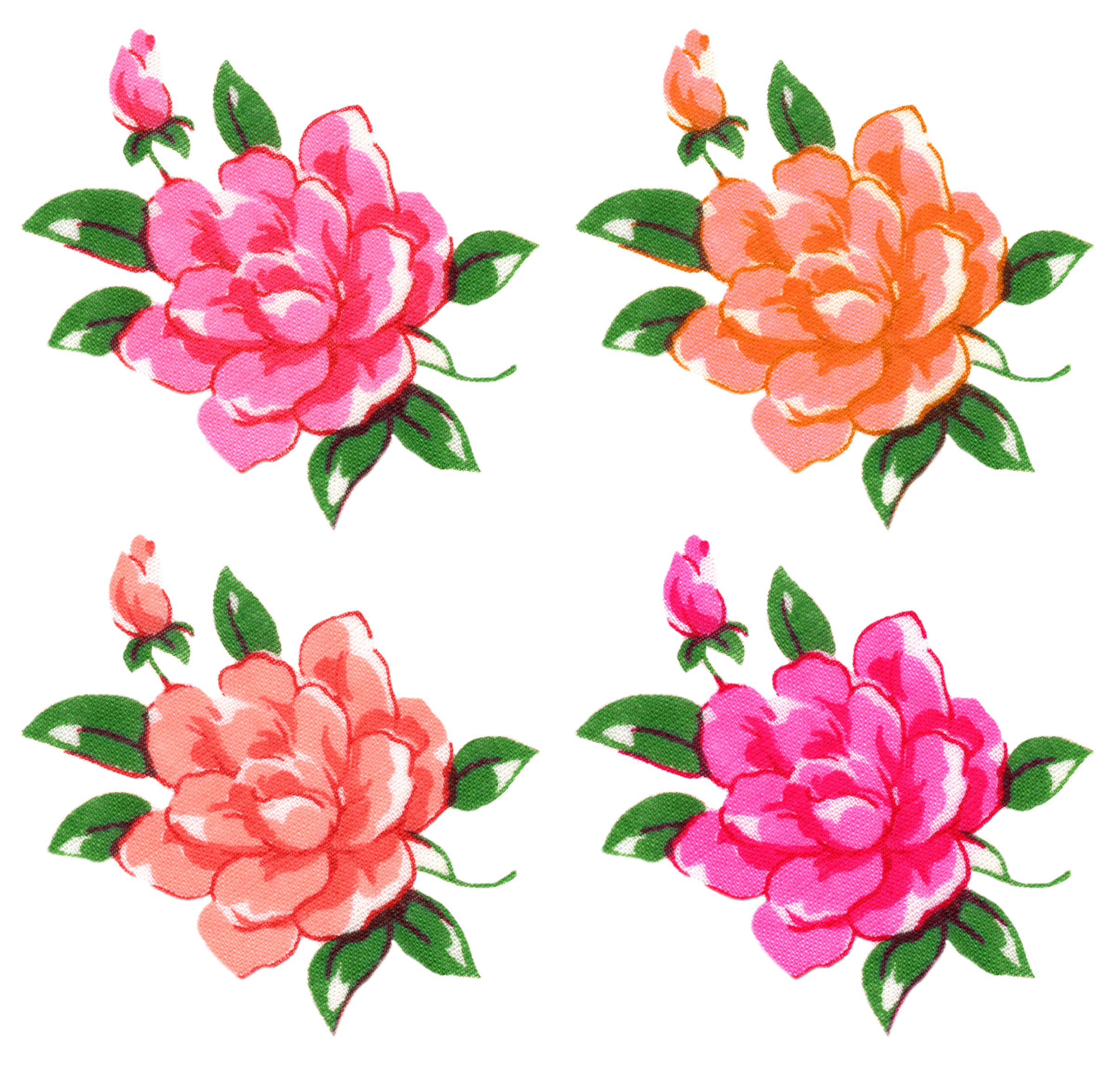 Free Printable Flower Library - Rr Collections - Free Printable Clipart Of Flowers