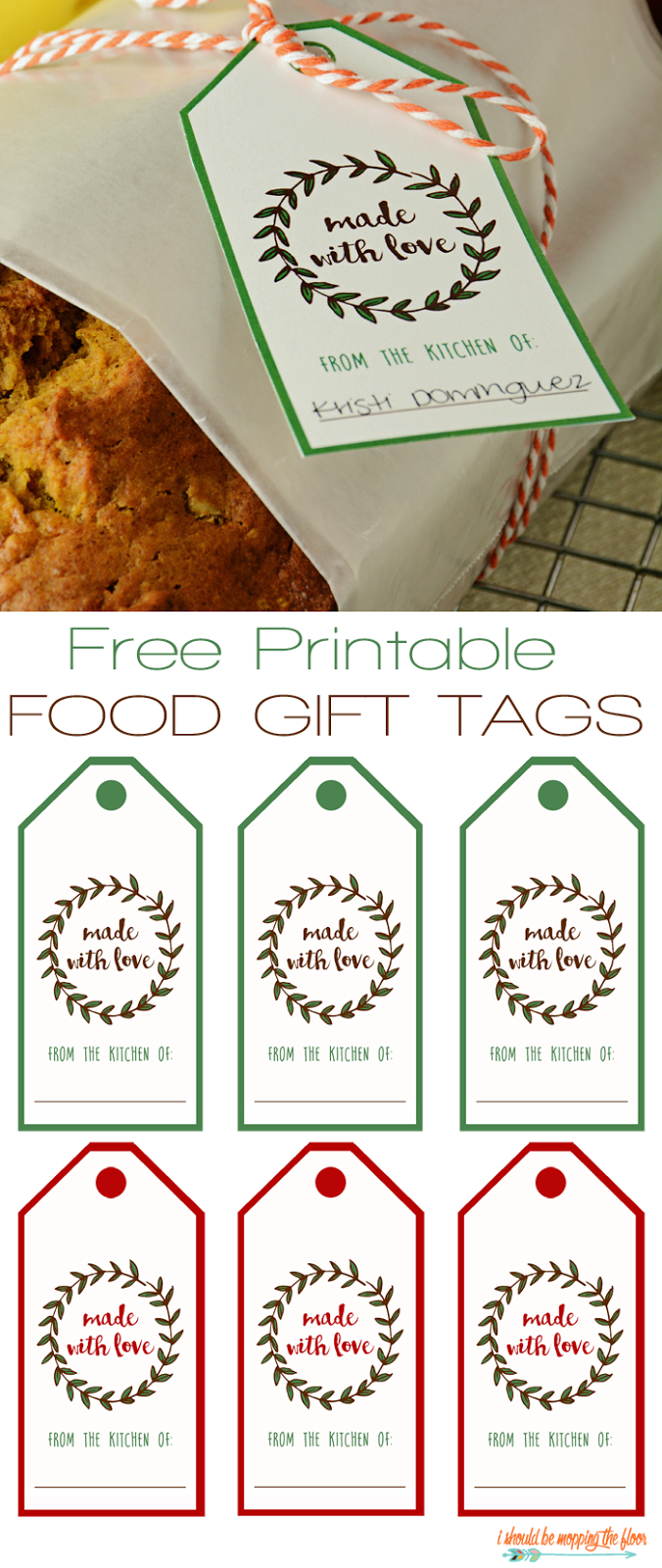 Free Printable Food Gift Tags | ***awesome Things*** | Pinterest - Free Printable Christmas Food Labels