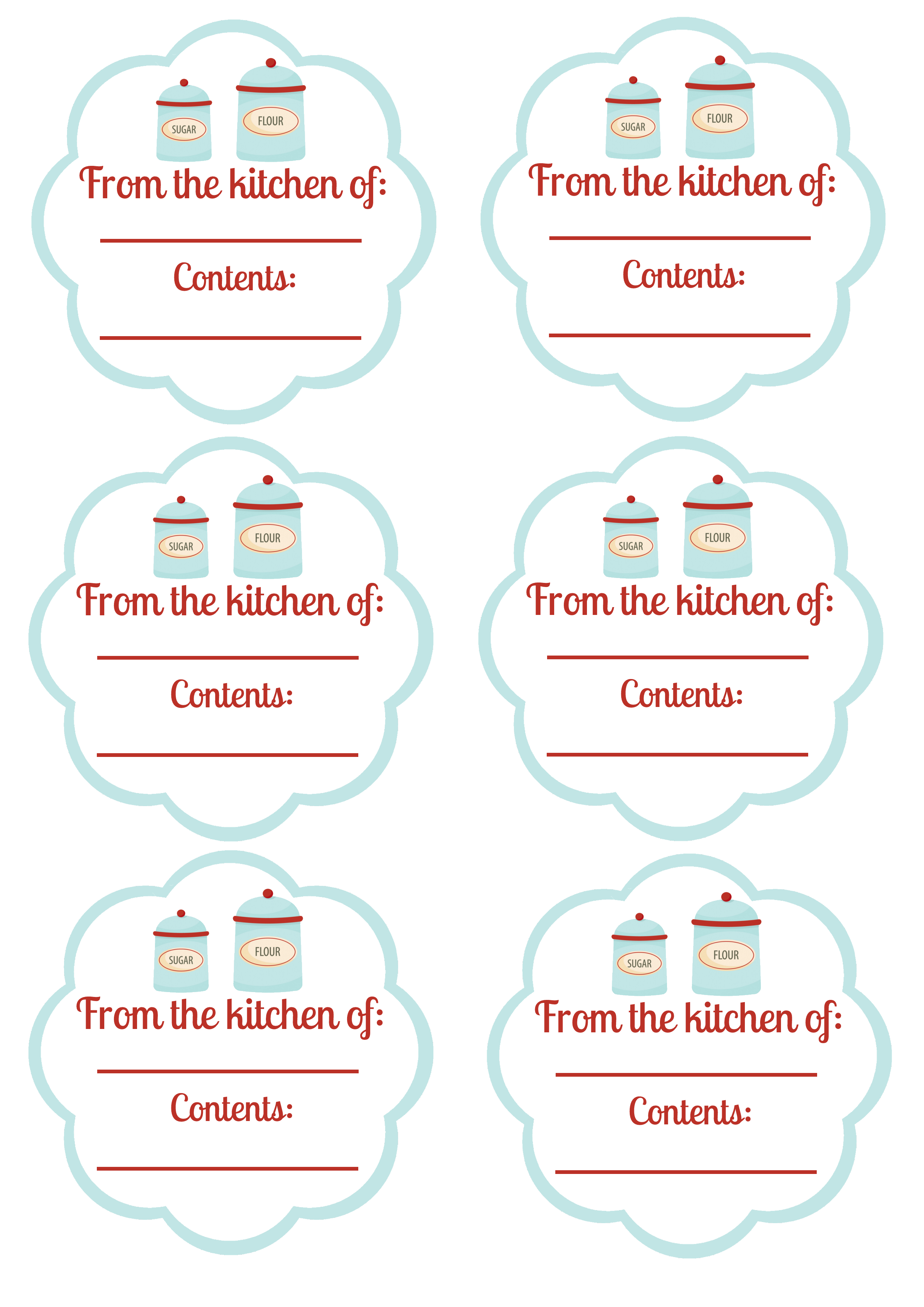 Free Printable - Food Labels And Canning Labels | Blissfully Domestic - Free Printable Food Labels