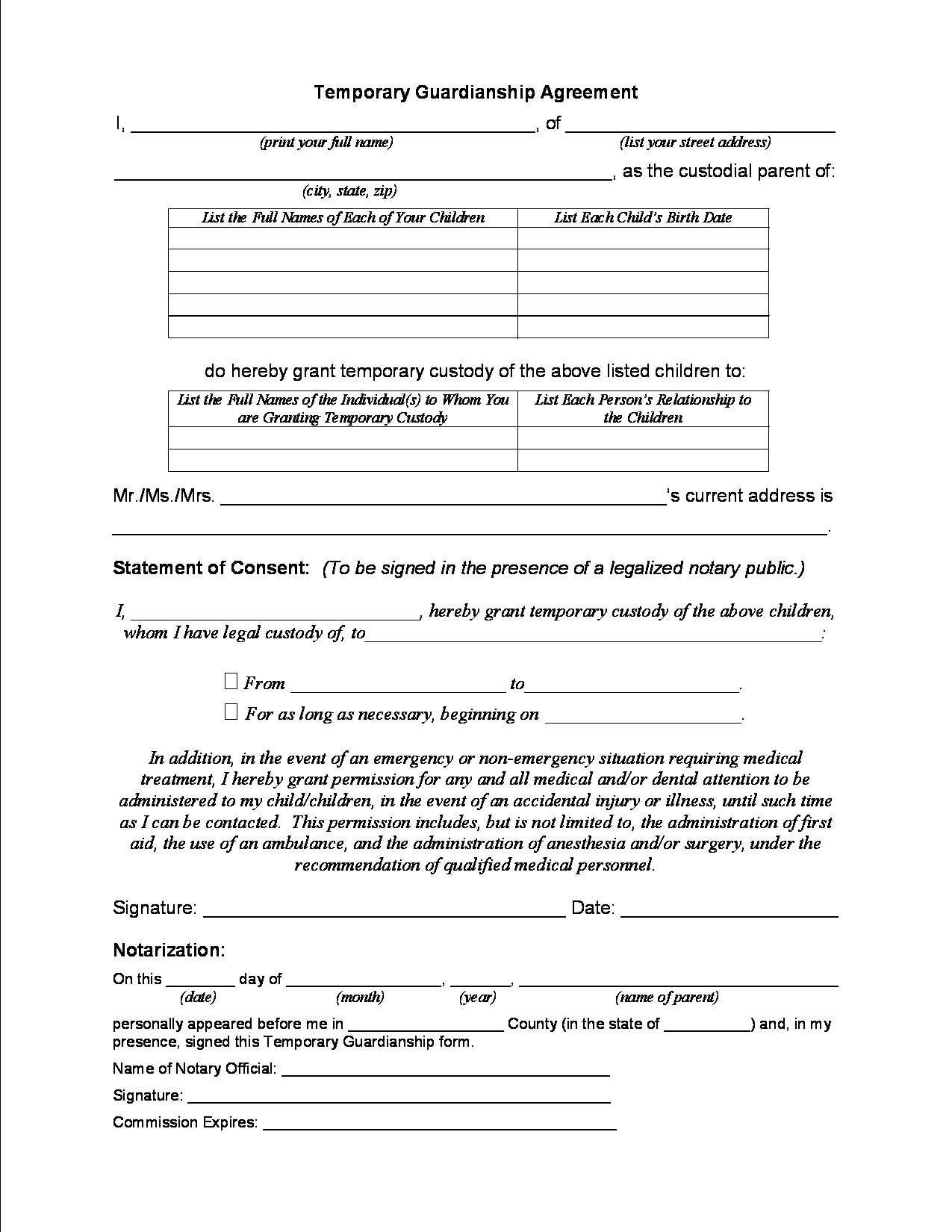 Free Printable Forms For Single Parents | Karla&amp;#039;s Personal - Free Printable Child Custody Papers