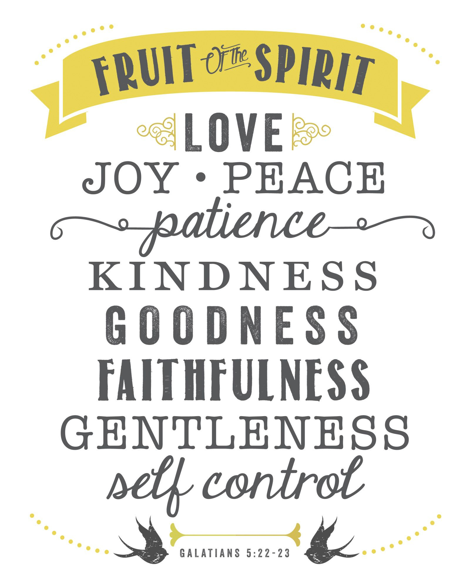 Free Printable Fruit Of The Spirit | Diy Ideas | Fruit Of The Spirit - Fruit Of The Spirit Free Printable