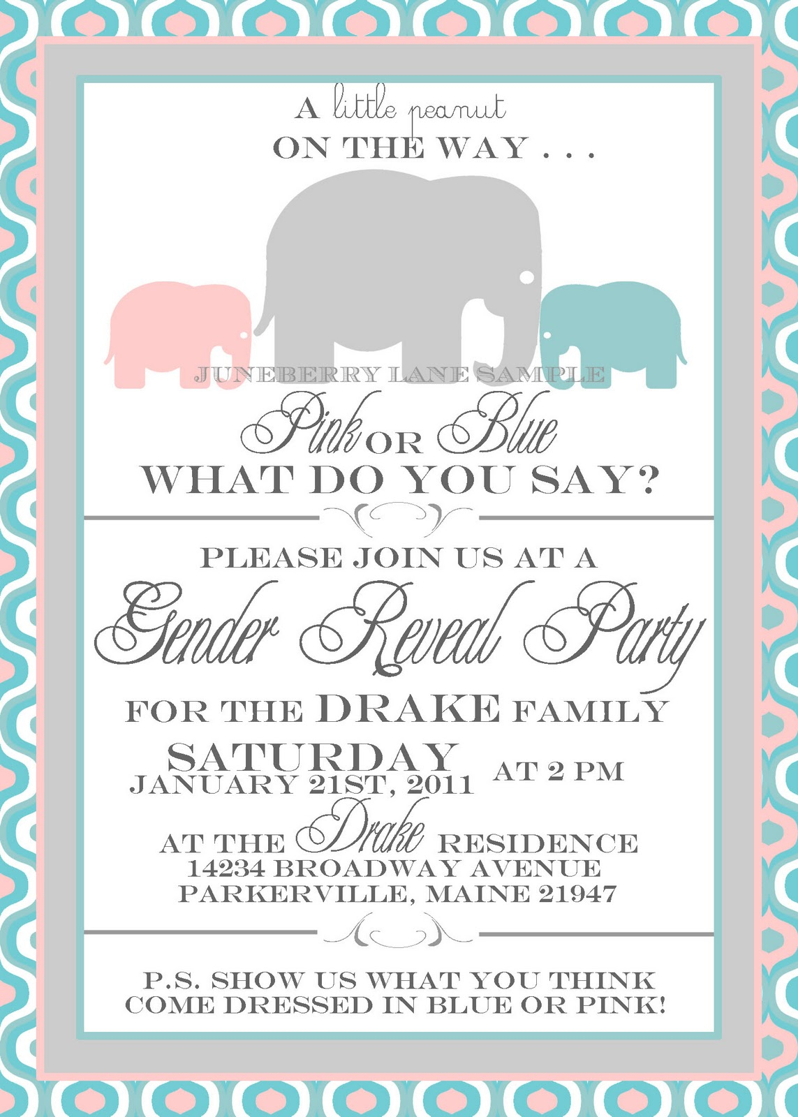 Free Printable Gender Reveal Party Invitations Free Printable Gender - Free Printable Gender Reveal Invitations