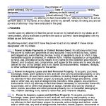 Free Printable General Power Of Attorney Forms   Free Printable Power Of Attorney Form California